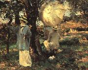 John Singer Sargent The Sketchers oil painting artist